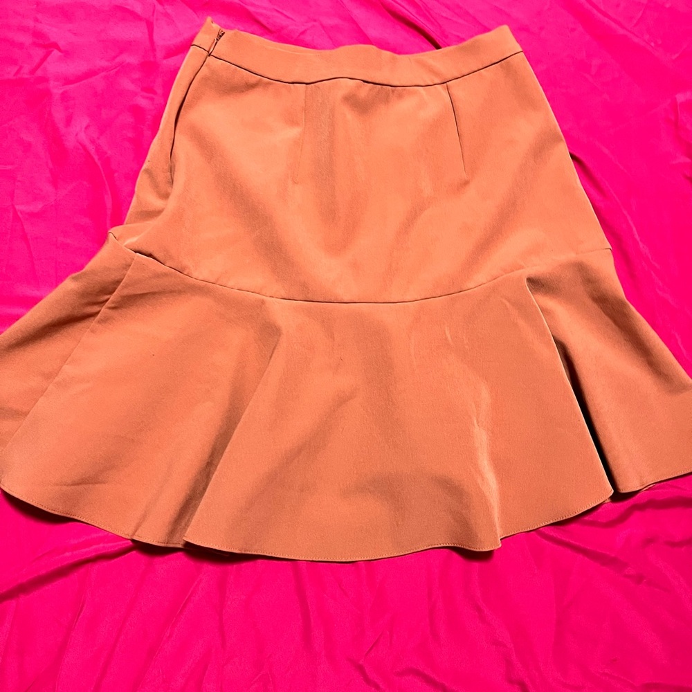Light pink/ tan pleated skirt